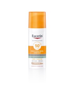 Eucerin Oil Control tinted gel krema za zaštitu kože lica od sunca SPF 50+ 2