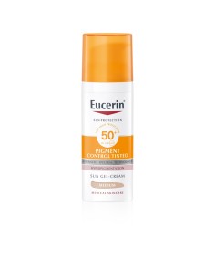 Eucerin Pigment Control tinted gel krema za zaštitu kože lica od sunca SPF 50+