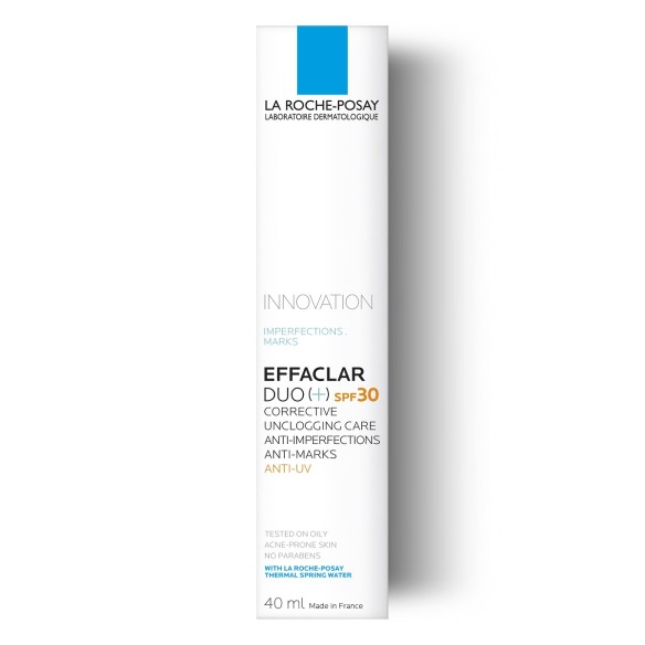 La Roche-Posay Effaclar DUO (+) SPF 30 Korektivna njega protiv nepravilnosti masne kože i začepljenih pora La Roche-Posay Effaclar DUO (+) SPF 30 Korektivna njega protiv nepravilnosti masne kože i začepljenih pora