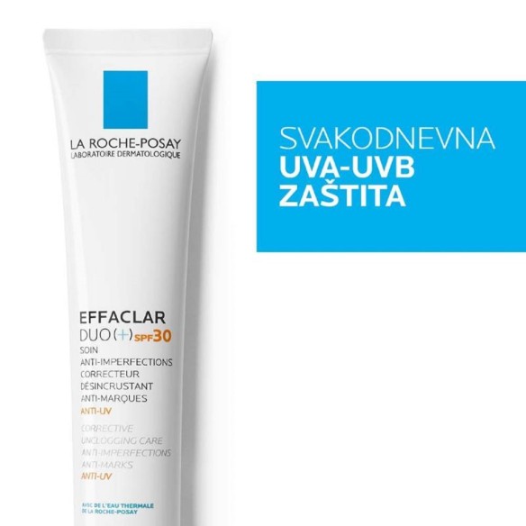 La Roche-Posay Effaclar DUO (+) SPF 30 Korektivna njega protiv nepravilnosti masne kože i začepljenih pora La Roche-Posay Effaclar DUO (+) SPF 30 Korektivna njega protiv nepravilnosti masne kože i začepljenih pora
