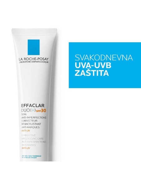 La Roche-Posay Effaclar DUO (+) SPF 30 Korektivna njega protiv nepravilnosti masne kože i začepljenih pora La Roche-Posay Effaclar DUO (+) SPF 30 Korektivna njega protiv nepravilnosti masne kože i začepljenih pora