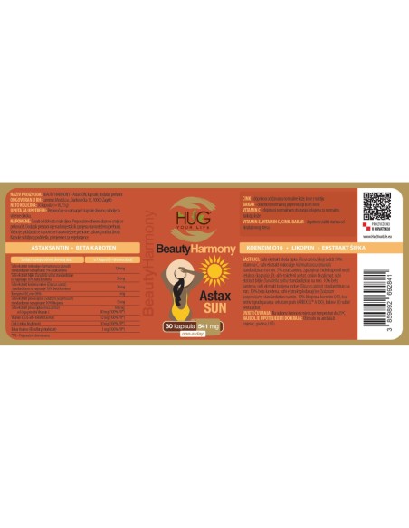 Hug Your Life Beauty Harmony - AstaxSUN kapsule