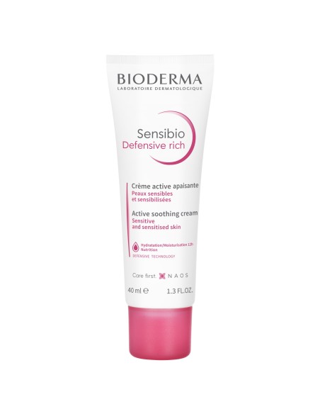 Bioderma Sensibio Defensive Rich Aktivna umirujuća hidratantna krema, osjetljiva suha koža Bioderma Sensibio Defensive Rich Aktivna umirujuća hidratantna krema, osjetljiva suha koža