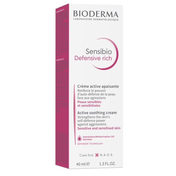 Bioderma Sensibio Defensive Rich Aktivna umirujuća hidratantna krema, osjetljiva suha koža Bioderma Sensibio Defensive Rich Aktivna umirujuća hidratantna krema, osjetljiva suha koža