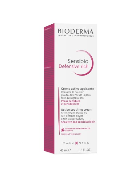 Bioderma Sensibio Defensive Rich Aktivna umirujuća hidratantna krema, osjetljiva suha koža Bioderma Sensibio Defensive Rich Aktivna umirujuća hidratantna krema, osjetljiva suha koža
