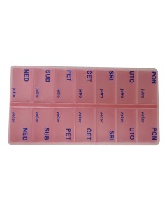 Prolat Tjedni organizator uzimanja lijekova 7x2 - dozator za lijekove