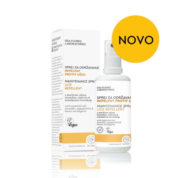 Dea Flores Repellent Sprej za održavanje - repelent protiv ušiju Dea Flores Repellent Sprej za održavanje - repelent protiv ušiju