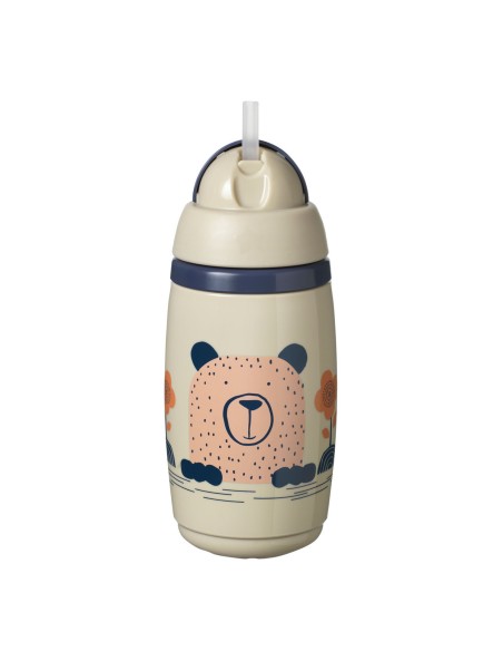 Tommee Tippee Superstar Insulated Termo čaša sa slamkom Bež Tommee Tippee Superstar Insulated Termo čaša sa slamkom Bež
