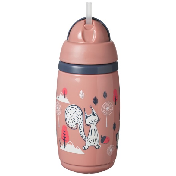 Tommee Tippee Superstar Insulated Termo čaša sa slamkom Losos