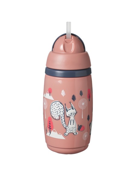 Tommee Tippee Superstar Insulated Termo čaša sa slamkom Losos Tommee Tippee Superstar Insulated Termo čaša sa slamkom Losos