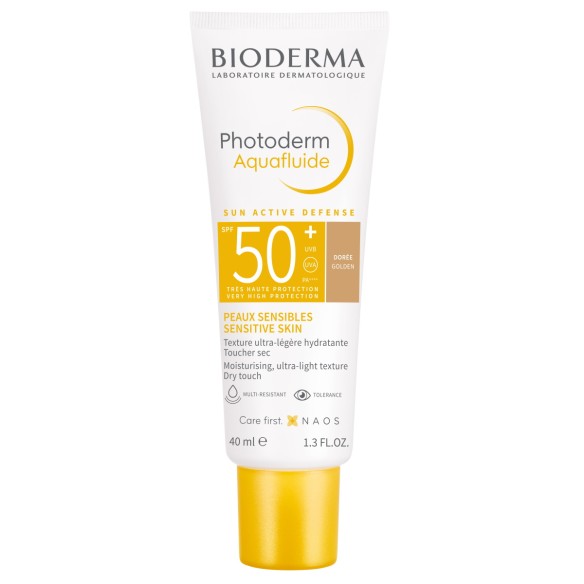 Bioderma Photoderm Aquafluide Tonirana SPF 50+ zlatna