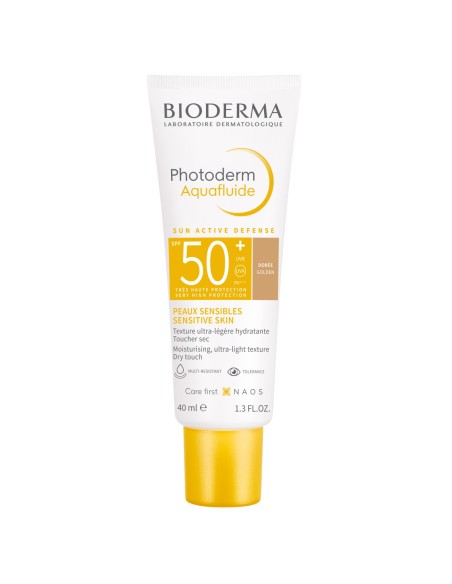 Bioderma Photoderm Aquafluide Tonirana SPF 50+ zlatna Bioderma Photoderm Aquafluide Tonirana SPF 50+ zlatna