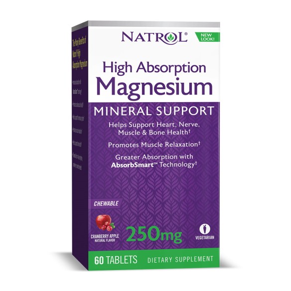Natrol Magnezij Tablete za žvakanje
