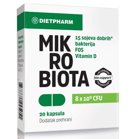 Dietpharm Mikrobiota kapsule 1+1...