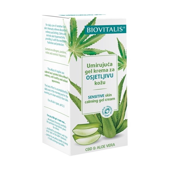 Biovitalis Umirujuća gel krema za osjetljivu kožu