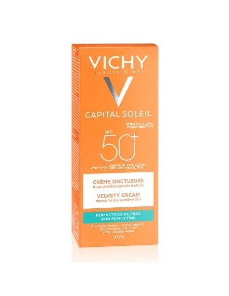 Vichy Ideal Soleil Baršunasta krema SPF 50+