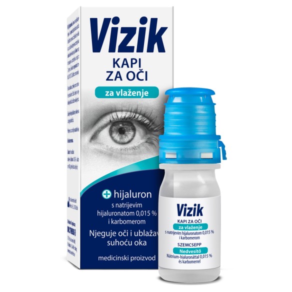 Vizik kapi za oči za vlaženje
