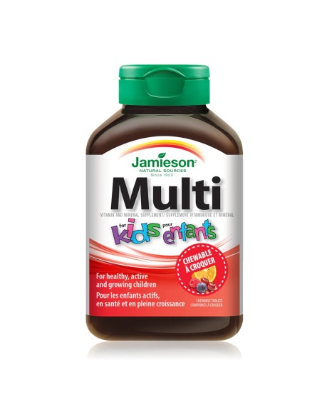 Jamieson Multi kids tablete za žvakanje Jamieson Multi kids tablete za žvakanje