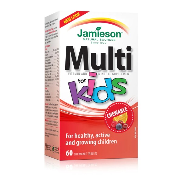 Jamieson Multi kids tablete za žvakanje Jamieson Multi kids tablete za žvakanje