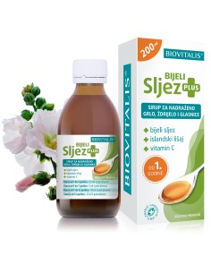 Biovitalis Bijeli Sljez Plus sirup 2