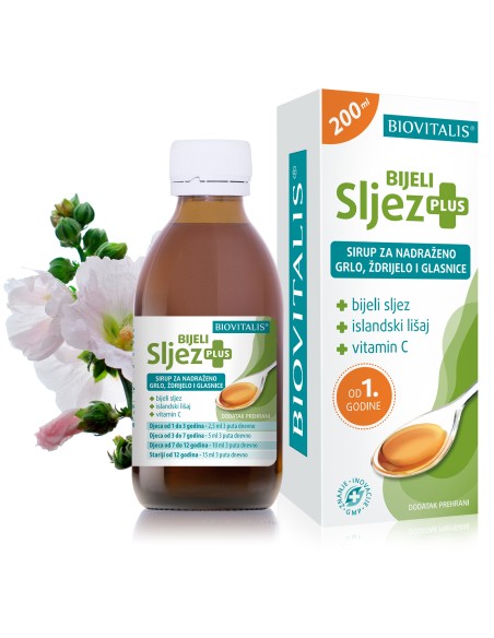 Biovitalis Bijeli Sljez Plus sirup Biovitalis Bijeli Sljez Plus sirup