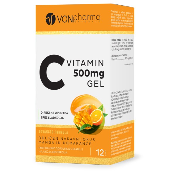 Vonpharma Vitamin C 500 gel za direktnu upotrebu