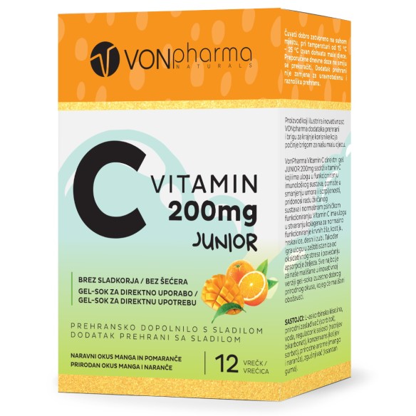 Vonpharma Vitamin C 200 Junior gel za direktnu upotrebu