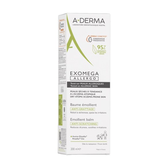 A-derma Exomega Allergo emolijentni balzam A-derma Exomega Allergo emolijentni balzam