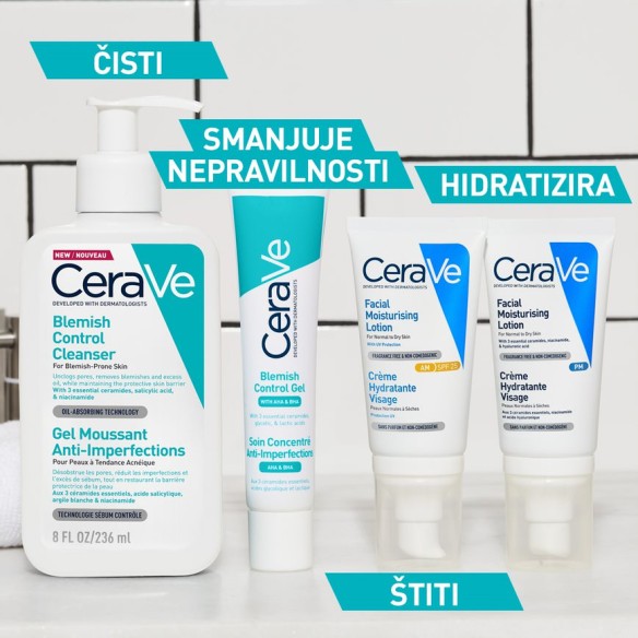 CeraVe Blemish Control Cleanser gel za čišćenje za kožu sklonu nepravilnostima CeraVe Blemish Control Cleanser gel za čišćenje za kožu sklonu nepravilnostima