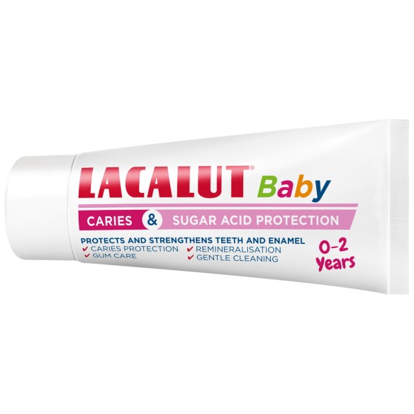 Lacalut baby 0-2 zubna pasta za zaštitu od karijesa i šećerne kiseline