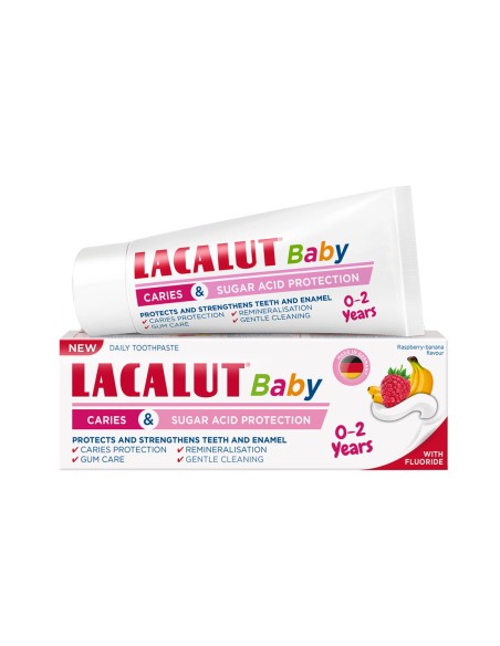 Lacalut baby 0-2 zubna pasta za zaštitu od karijesa i šećerne kiseline
