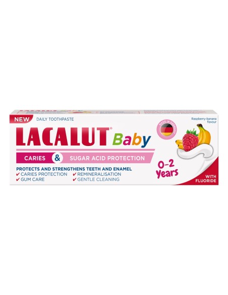 Lacalut baby 0-2 zubna pasta za zaštitu od karijesa i šećerne kiseline