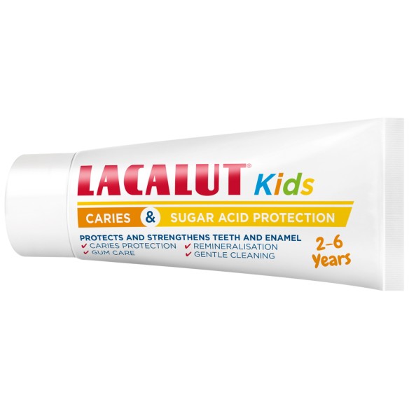 Lacalut kids 2-6 zubna pasta za zaštitu od karijesa i šećerne kiseline
