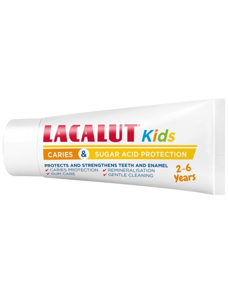Lacalut kids 2-6 zubna pasta za zaštitu od karijesa i šećerne kiseline