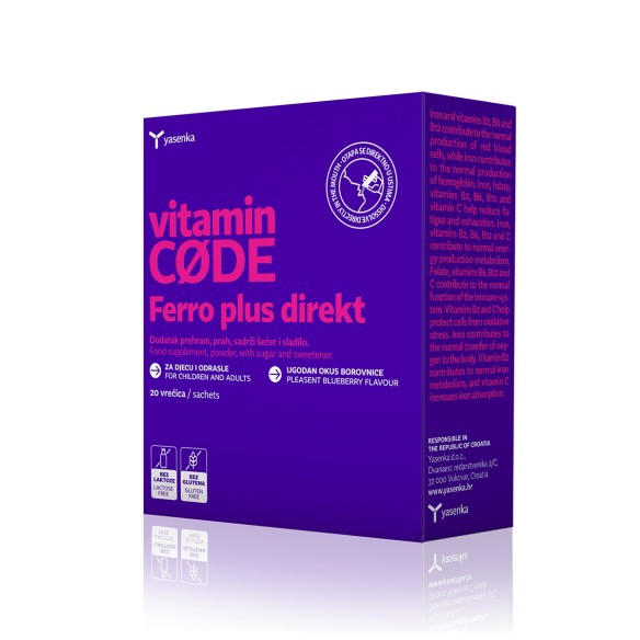 Yasenka Vitamin Code Ferro plus direkt vrećice