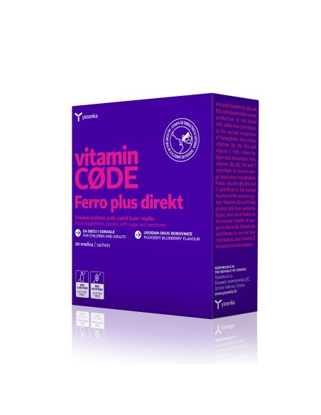 Yasenka Vitamin Code Ferro plus direkt vrećice Yasenka Vitamin Code Ferro plus direkt vrećice