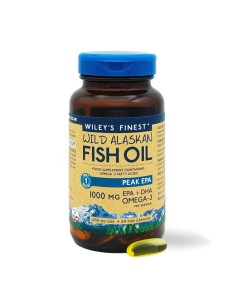 Wiley's Finest Wild Alaskan Fish Oil, Peak EPA