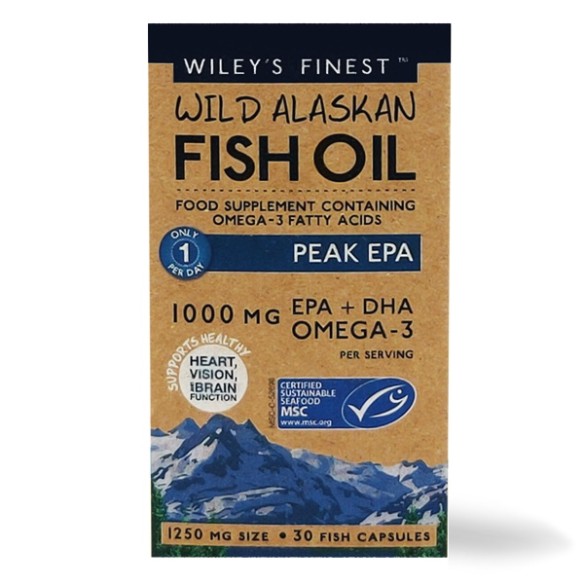 Wiley's Finest Wild Alaskan Fish Oil, Peak EPA Wiley's Finest Wild Alaskan Fish Oil, Peak EPA