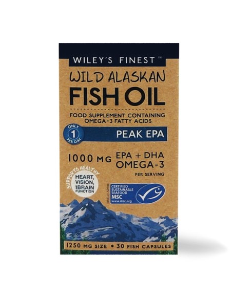 Wiley's Finest Wild Alaskan Fish Oil, Peak EPA Wiley's Finest Wild Alaskan Fish Oil, Peak EPA
