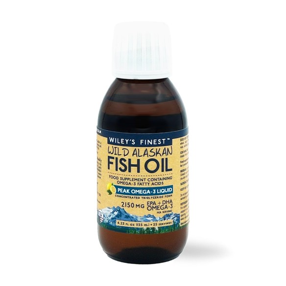 Wiley's Finest Wild Alaskan Fish Oil, Peak Omega 3