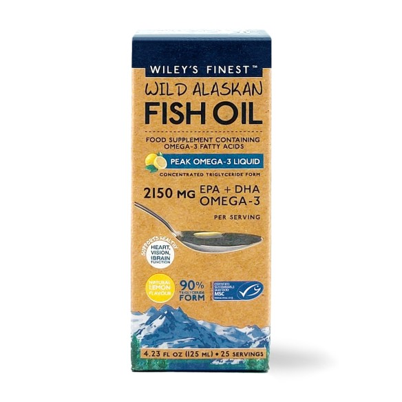 Wiley's Finest Wild Alaskan Fish Oil, Peak Omega 3 Wiley's Finest Wild Alaskan Fish Oil, Peak Omega 3