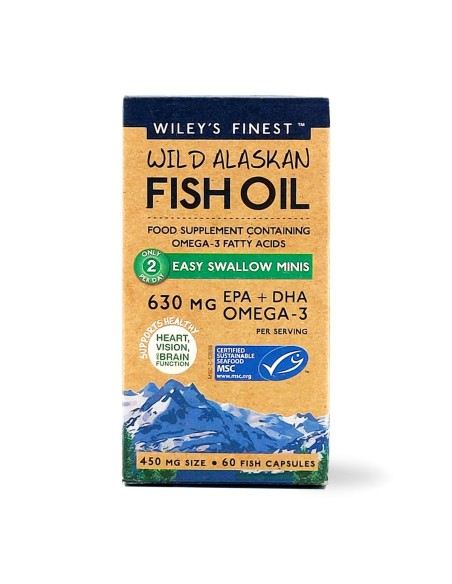 Wiley's Finest Wild Alaskan Fish Oil, Easy Swallow Minis Wiley's Finest Wild Alaskan Fish Oil, Easy Swallow Minis