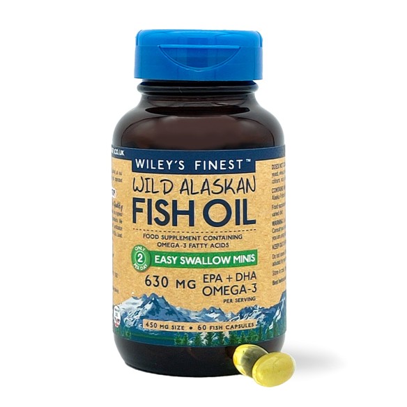 Wiley's Finest Wild Alaskan Fish Oil, Easy Swallow Minis