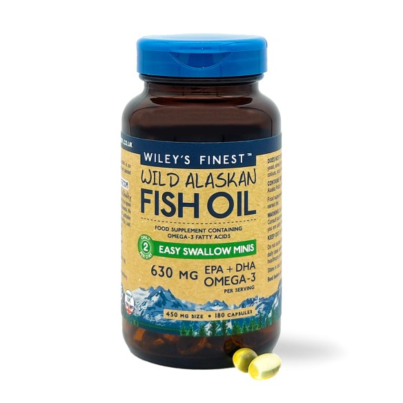 Wiley's Finest Wild Alaskan Fish Oil, Easy Swallow Minis Wiley's Finest Wild Alaskan Fish Oil, Easy Swallow Minis