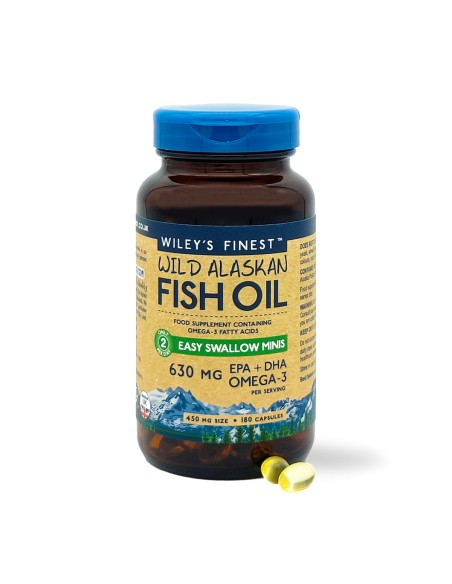 Wiley's Finest Wild Alaskan Fish Oil, Easy Swallow Minis Wiley's Finest Wild Alaskan Fish Oil, Easy Swallow Minis