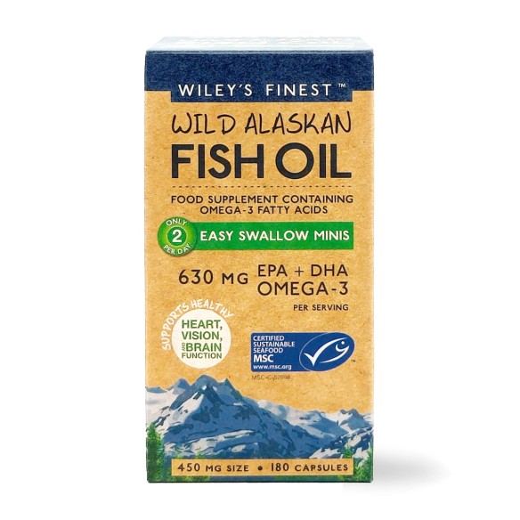 Wiley's Finest Wild Alaskan Fish Oil, Easy Swallow Minis Wiley's Finest Wild Alaskan Fish Oil, Easy Swallow Minis