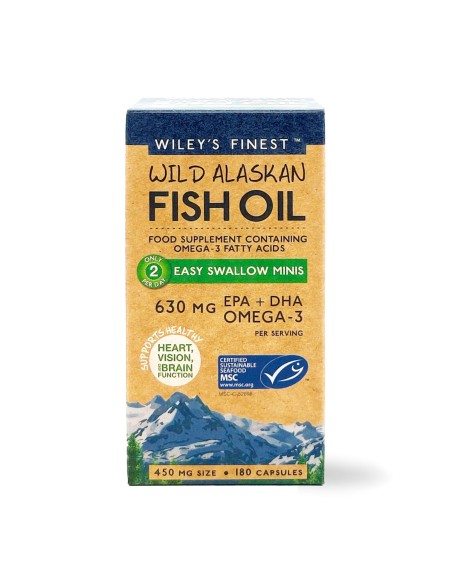 Wiley's Finest Wild Alaskan Fish Oil, Easy Swallow Minis Wiley's Finest Wild Alaskan Fish Oil, Easy Swallow Minis