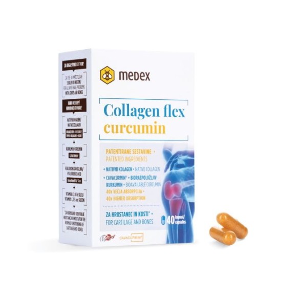 Medex Kolagen flex + kurkumin kapsule