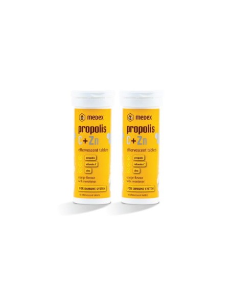 Medex Propolis C + Zn Šumeće tablete Medex Propolis C + Zn Šumeće tablete