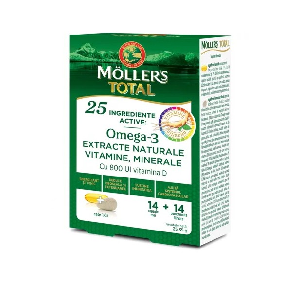 Mollers Omega 3 Total kapsule i tablete